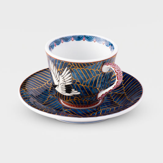 Cranes Flying Above The Wave (Purple) - 2025