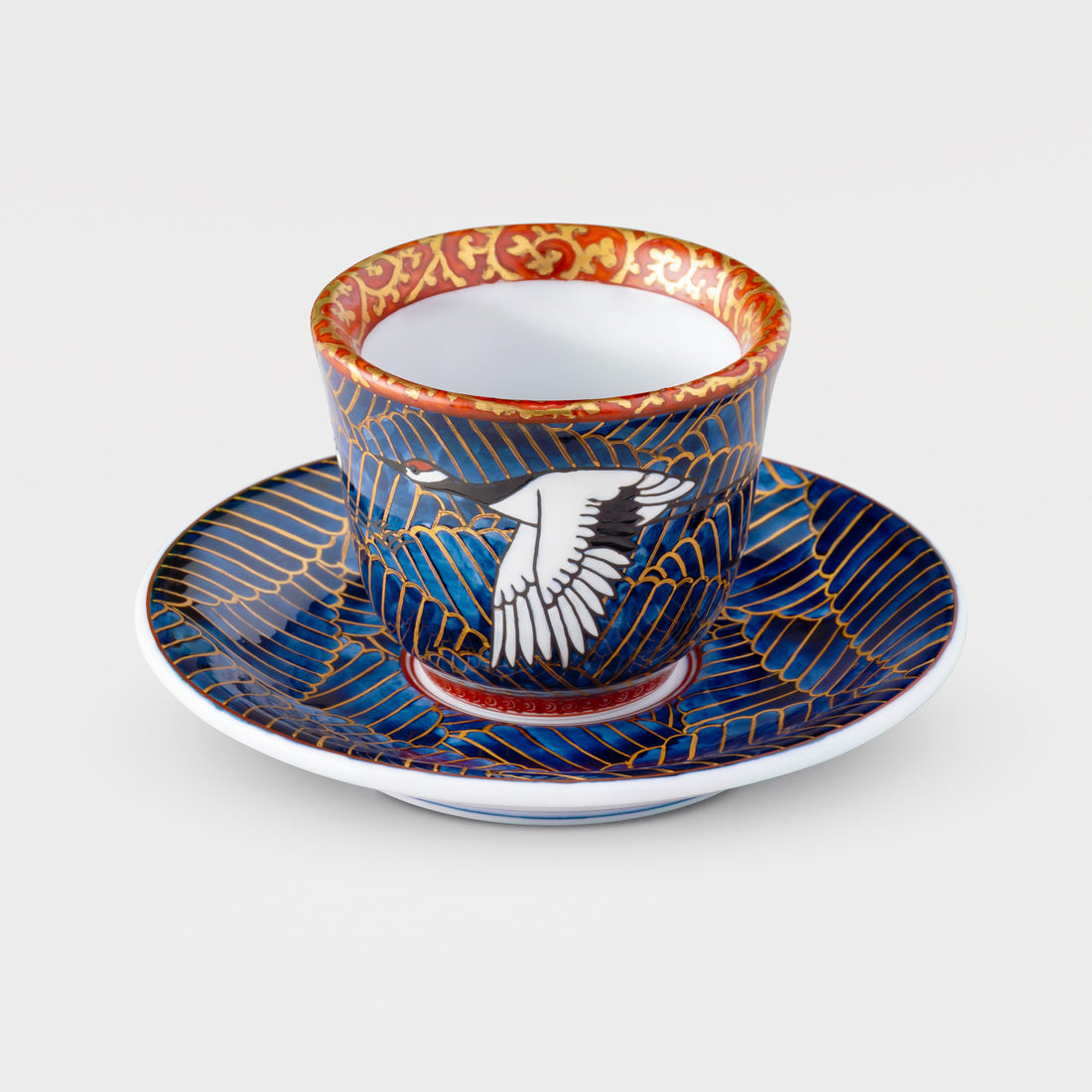 Cranes Flying Above The Waves (No Handle)