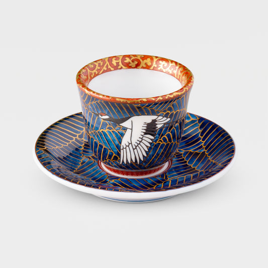 Cranes Flying Above The Wave without Handle