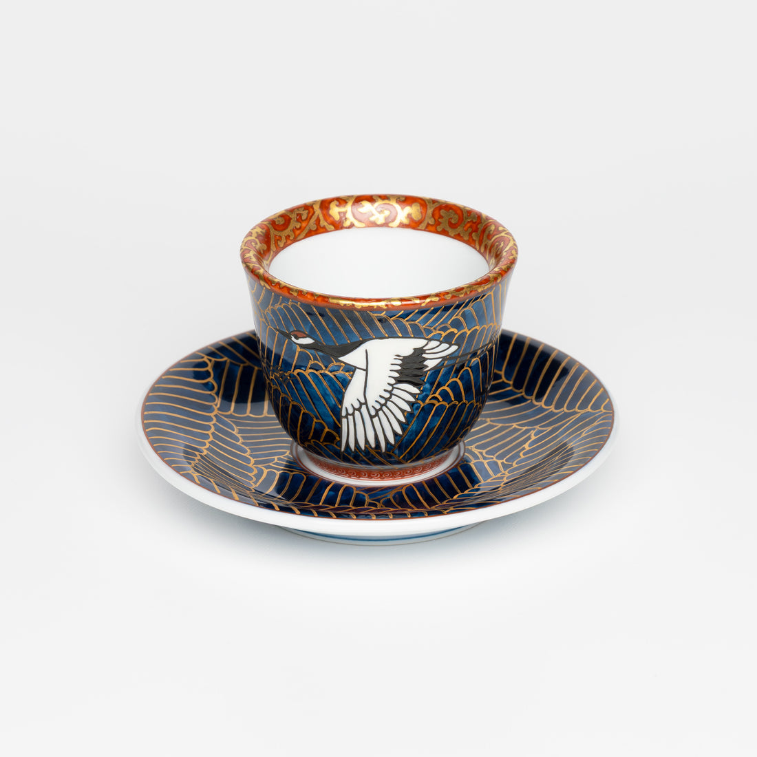 Cranes Flying Above The Waves (No Handle)