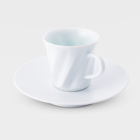 Translucent White and blue interior with Handle